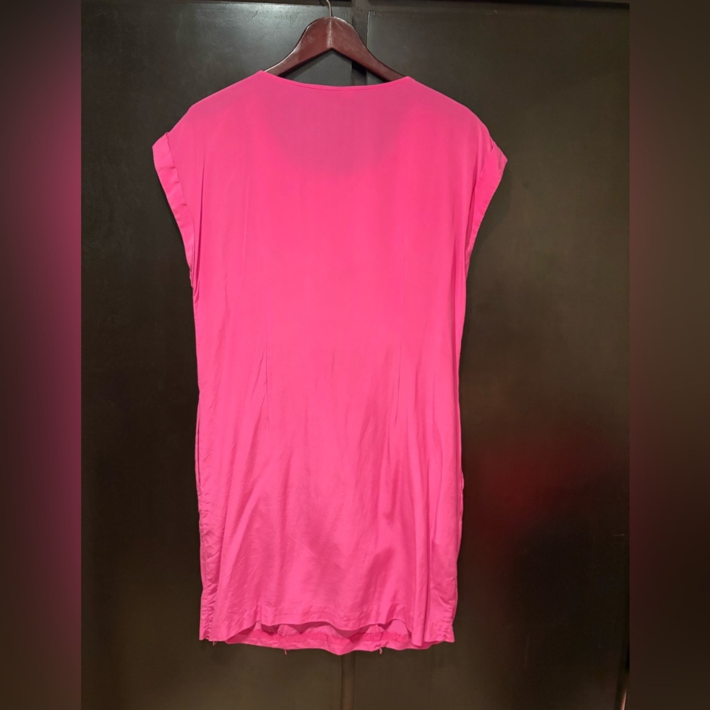 Pink Ruffled Women's Top - Picture 2 of 3